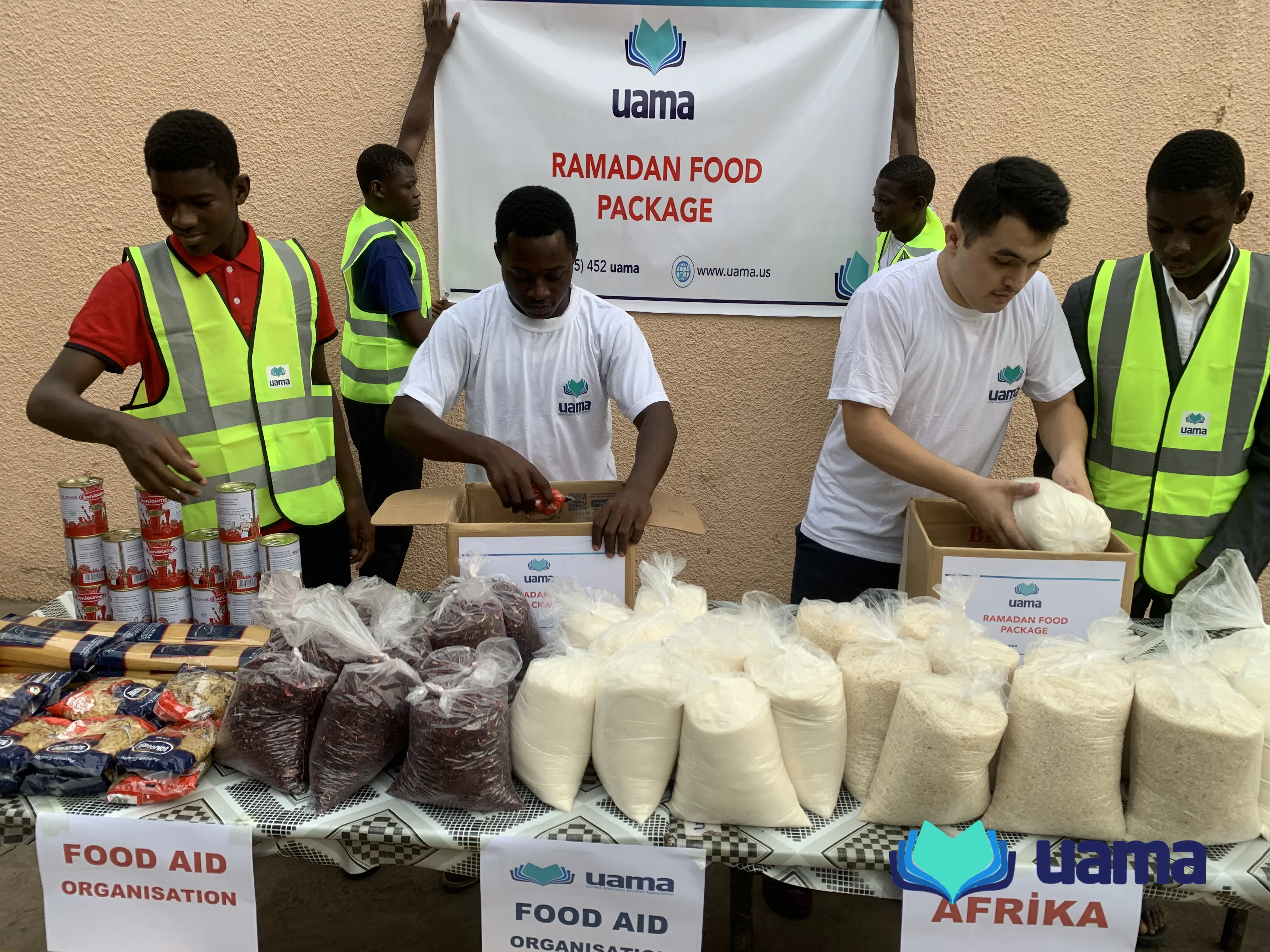 A volunteer helping someone with care and attention